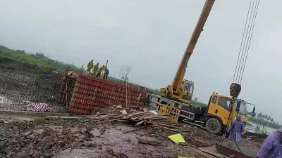 2024应急项目太马湖闸室砼浇筑